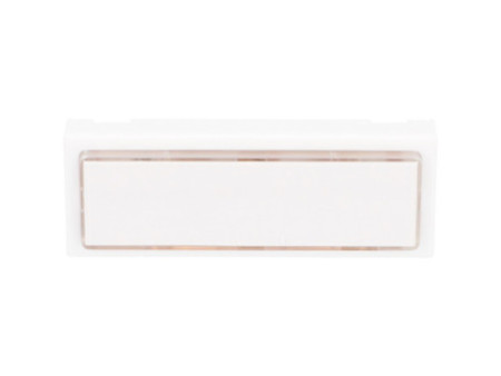 uniTEC bouton pour sonnette, plastique, 1- bouton,