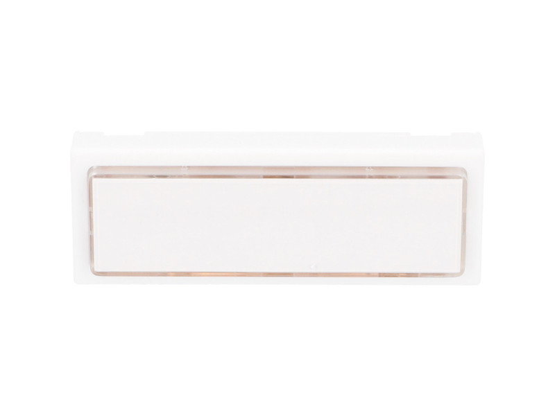 uniTEC bouton pour sonnette, plastique, 1- bouton,