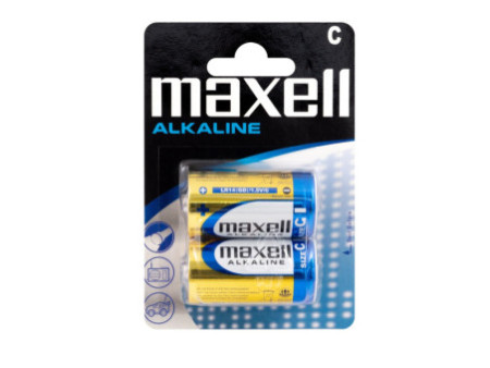 maxell Pile alcaline, Baby C, blister de 2