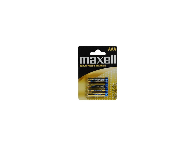 maxell Alkaline Batterie "SUPER", Micro AAA, 2er Blister