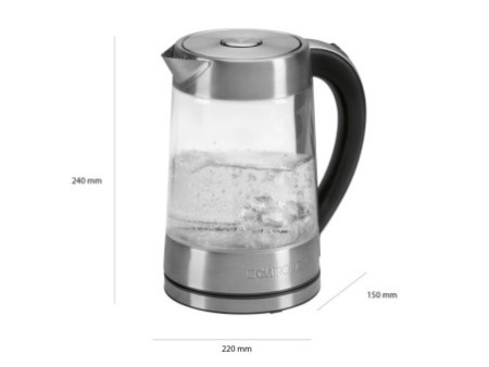 CLATRONIC Bouilloire électrique WK 3501 G, verre/acier