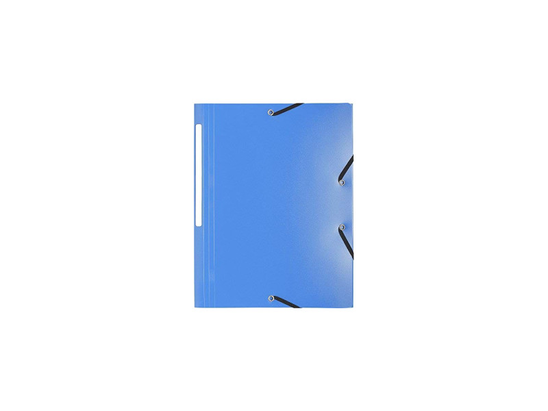 EXACOMPTA Chemise à élastiques, PP, format A4, bleu foncé