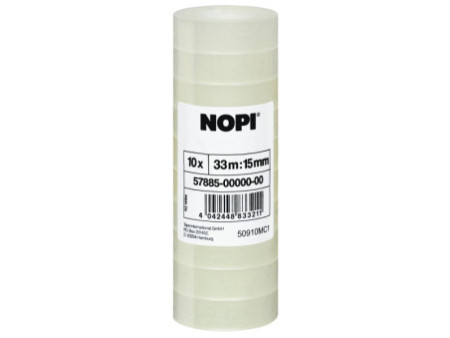 NOPI Klebefilm Shrink Tower, transparent, 15 mm x 33 m