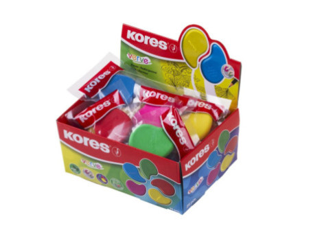 Kores Gomme plastique "VERVE", couleurs assorties