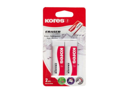 Kores gomme en plastique ´KE20´,(L)60 x (P)21 x (H)10 mm