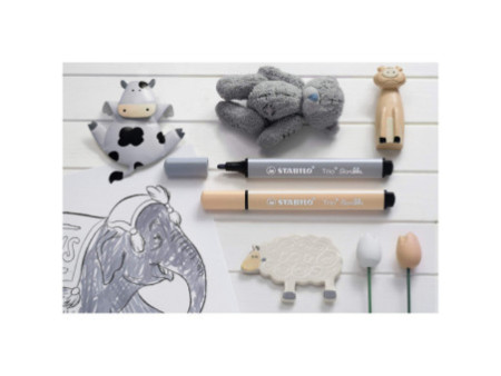 STABILO Stylo feutre Trio Scribbi, violet