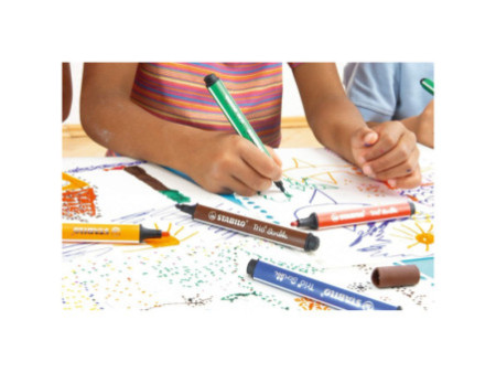 STABILO Stylo feutre Trio Scribbi, violet