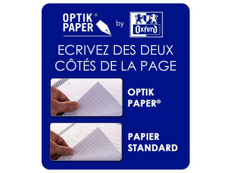 Oxford Copies doubles perforées, A4, quadrillé, avec marge
