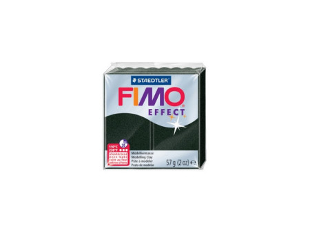 FIMO EFFECT Pâte à modeler, durci au four, noir, 57 g