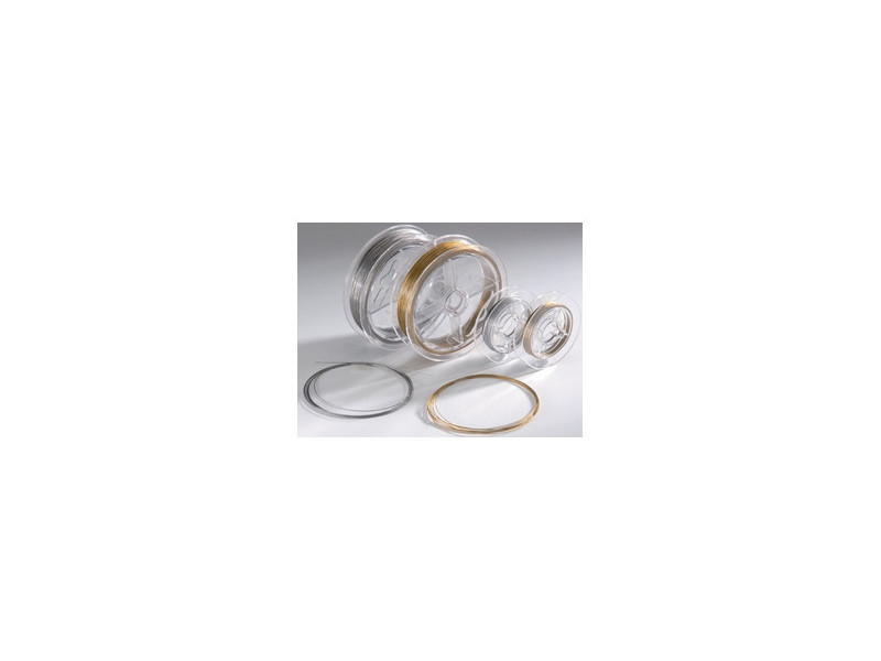 GLOREX fil d'acier , longueur: 2m, argent, revêtu de nylon,