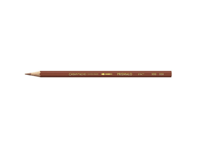 CARAN D'ACHE Crayon de couleur Prismalo, brun