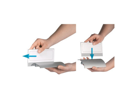 DURABLE Chevalet de table porte-noms DESK PRESENTER DE LUXE