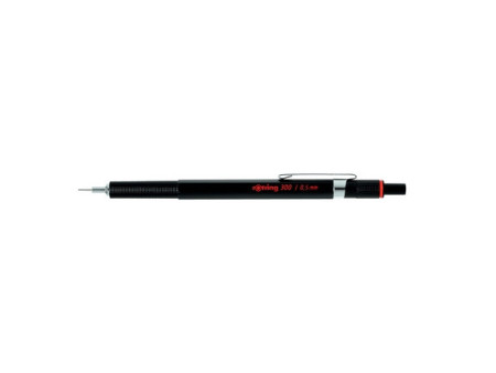 Porte-mine rotring 300, 0,7 mm, noir, zone de préhension et
