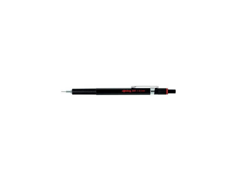 Porte-mine rotring 300, 0,7 mm, noir, zone de préhension et