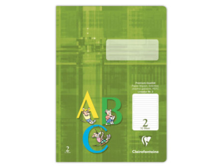 Clairefontaine Schulheft Premium, DIN A4, Lineatur 2