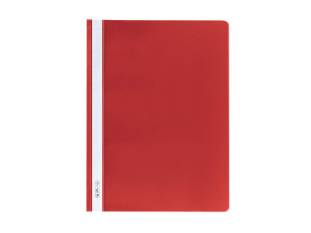 herlitz Chemise à lamelle, A4, en film PP, rouge