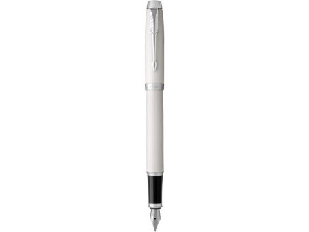 PARKER Stylo plume IM Laque Blanche C.T.
