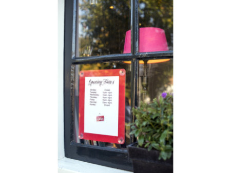 Securit Porte-affiches, A3, rouge