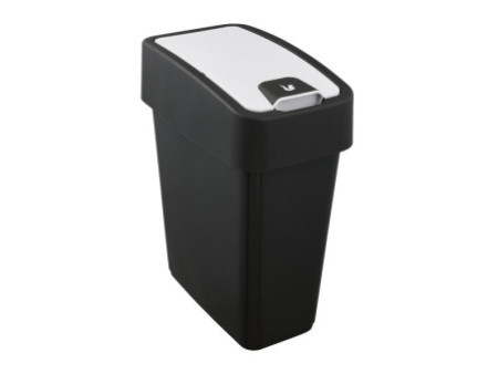 keeeper Poubelle magne, 10 litres, anthracite / crème