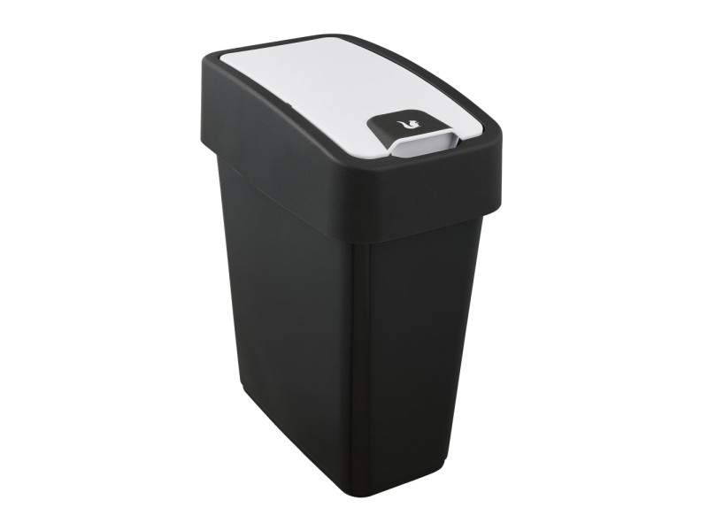 keeeper Poubelle magne, 10 litres, anthracite / crème