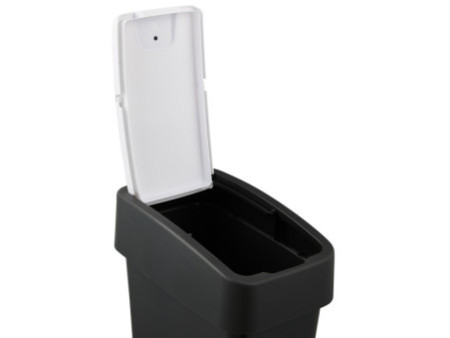 keeeper Poubelle magne, 10 litres, anthracite / crème