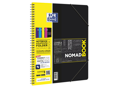 Oxford Etudiants Cahier 'NOMADBOOK', A4+, ligné