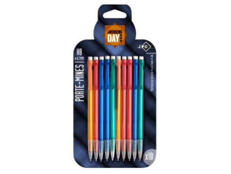 JPC Porte-mines, couleurs assorties