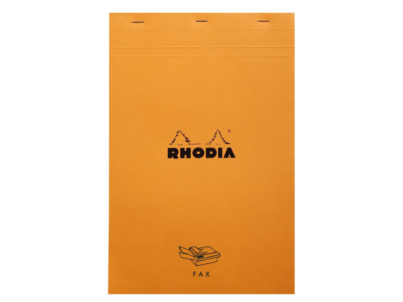 RHODIA Bloc agrafé ´FAX´, format A4+, pré-imprimé, orange