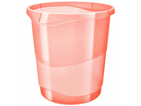 Esselte Corbeille à papier Colour´Ice, 15 litres, abricot