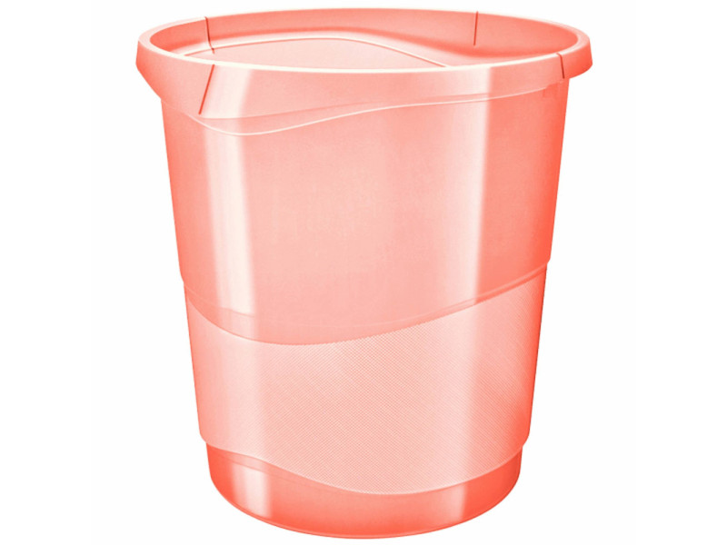 Esselte Corbeille à papier Colour´Ice, 15 litres, abricot
