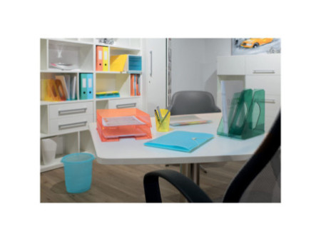 Esselte Corbeille à papier Colour´Ice, 15 litres, abricot