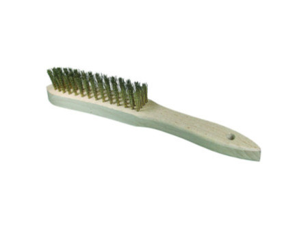 OSBORN Brosse à métaux, fil en laiton ondulé, 145 mm