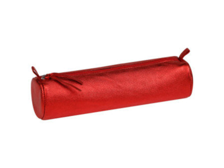 Clairefontaine Trousse CUIRISÉ, cuir, rouge