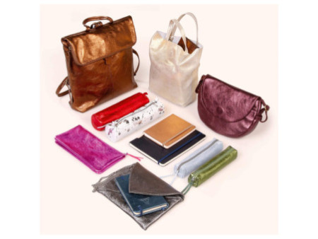Clairefontaine Trousse CUIRISÉ, cuir, rouge