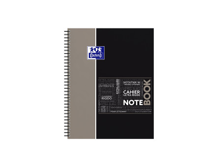 Oxford Etudiants Cahier à spirale 'NOTEBOOK', A4+, quadrillé