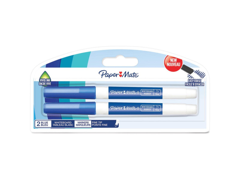 Paper:Mate Marqueur pour tableau blanc, pointe ogive, bleu