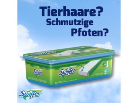 Swiffer Wet Lingettes nettoyantes, recharge, Pure fraîcheur