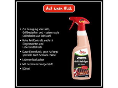 Poliboy Nettoyant pour grille de barbecue, spray, 500 ml