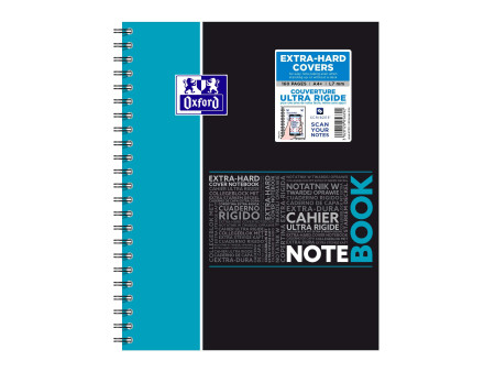 Oxford Etudiants Cahier à spirale 'NOTEBOOK', A4+, ligné