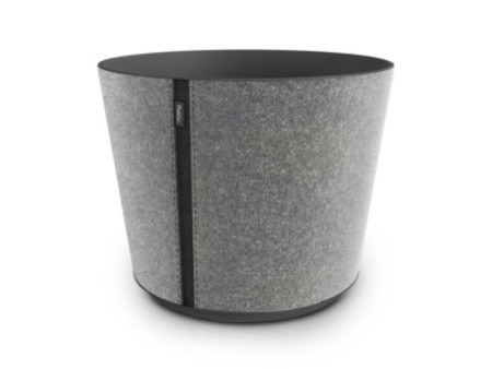 Poétic Pot de fleurs CASA SLEEVE, rond, 310 mm, anthracite