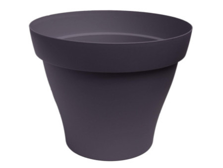 Poétic Pot de fleurs ROMEO, rond, diamètre 600 mm, granite