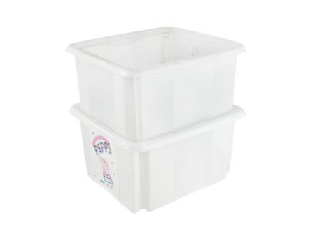 keeeper kids Boîte de rangement empilable paulina Peppa Pig