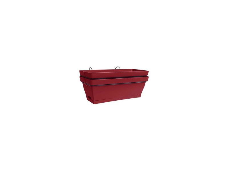 Poétic Set jardinière/soucoupe/support ROMEO, granit