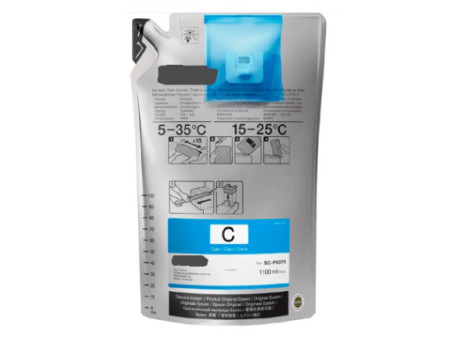 Cartouche compatible Epson T46D2C C13T46D240 - Cyan - 1.100 ml