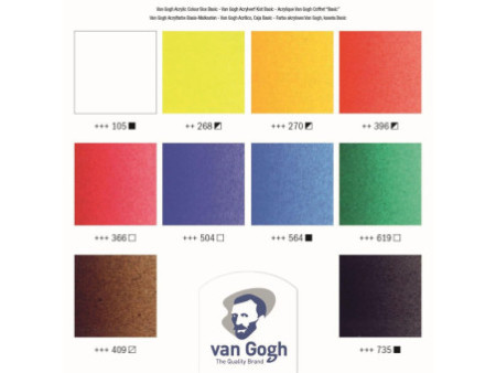 ROYAL TALENS Van Gogh Mallette de peinture acrylique Basic