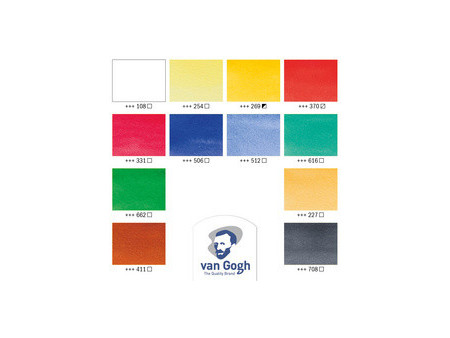 ROYAL TALENS Van Gogh Kit d'aquarelle, set de 12
