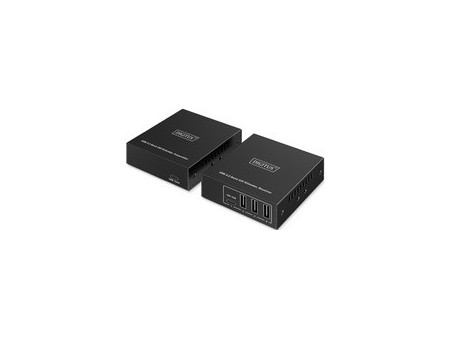 DIGITUS Extenseur USB 3.2 Gen1, 5 Gbps, 4 ports, noir