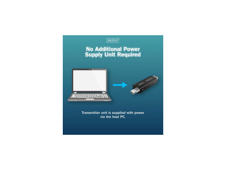 DIGITUS Extenseur USB 3.2 Gen1, 4 ports, fibre, 300 m