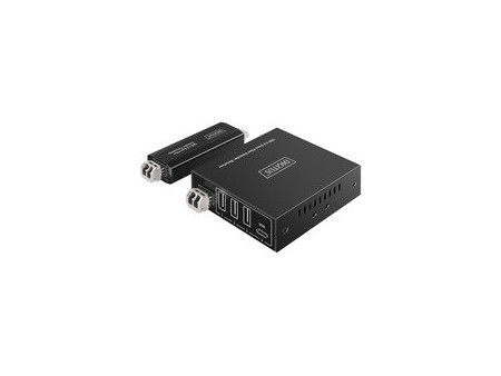 DIGITUS Extenseur USB 3.2 Gen1, 4 ports, fibre, 300 m