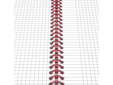 Oxford Cahier à spirale Black n' Red, A4, quadrillé, PP